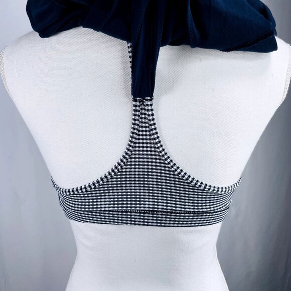 LULULEMON Practice Freely Inkwell Navy Blue Workout Tank Built in Bra 4 - Picture 8 of 15